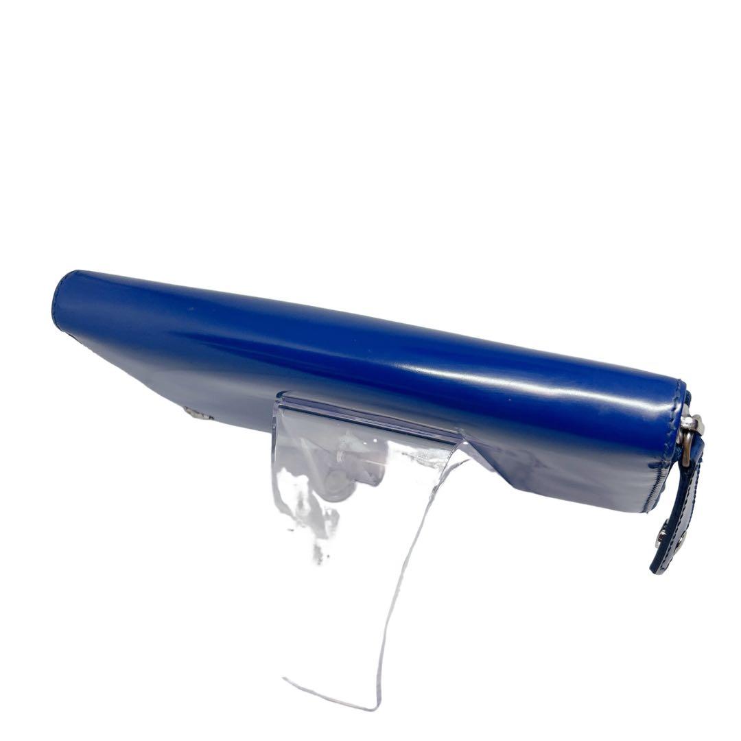 VivienneWestwood美品☆長財布 ブルー系 シンプル オーガナイザー