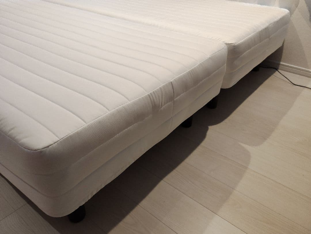 【shinさま】無印 脚付マットレス ポケットコイル シングル セミダブル 美品