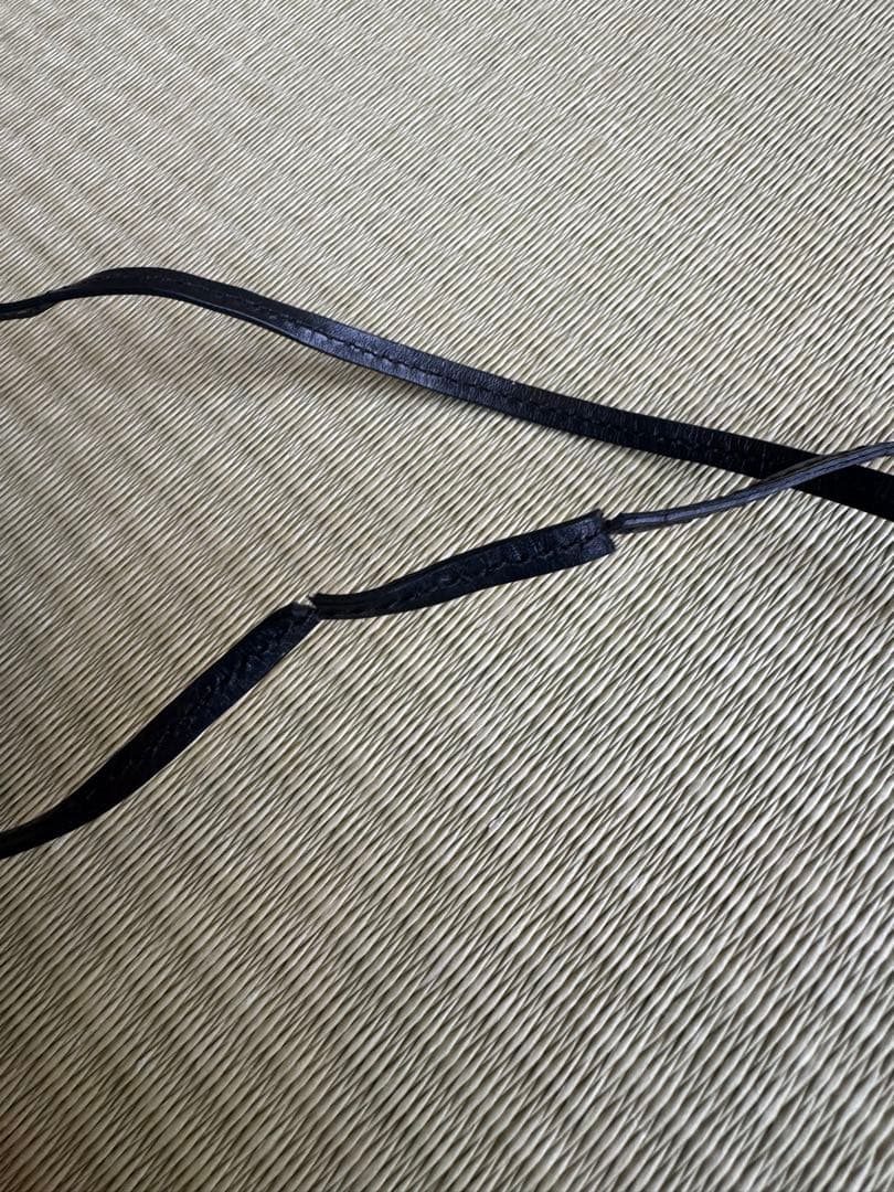 エルメス クロシェット 黒 ダメージあり フランス製