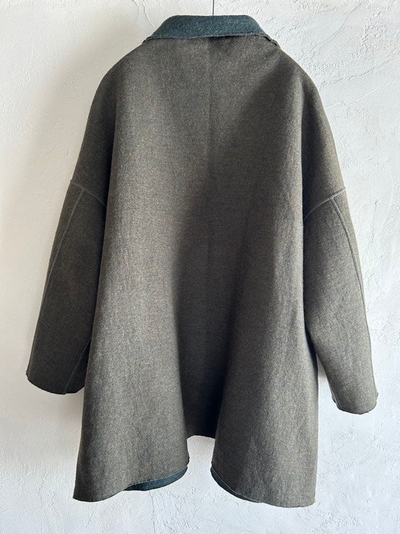 ヒムカシhimukashi (サリゲナク)リバーシブルコート／ジャケット