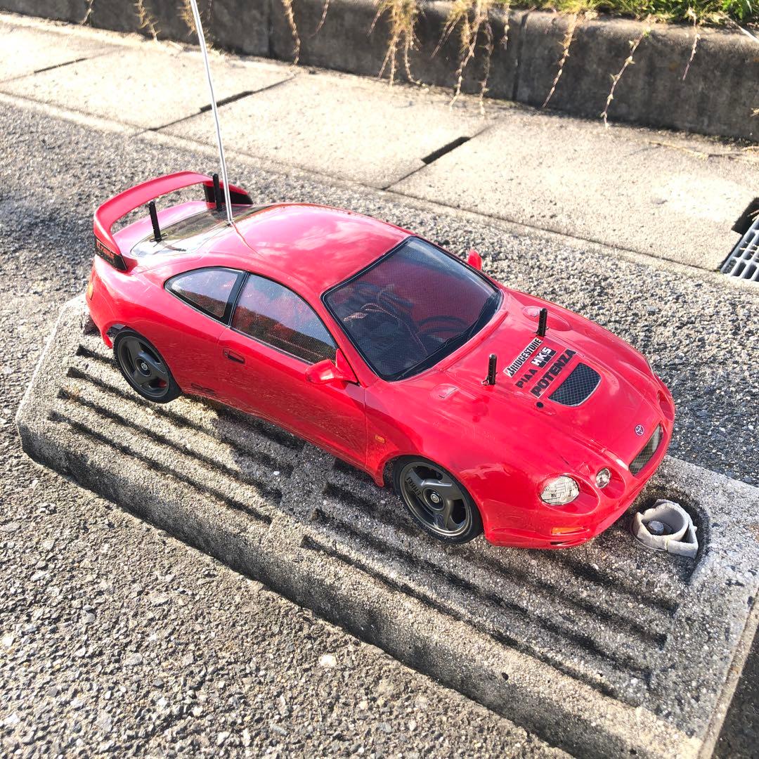 タミヤ トヨタ セリカ GT-FOUR 1/10 RCカー プロポ付 走行可能