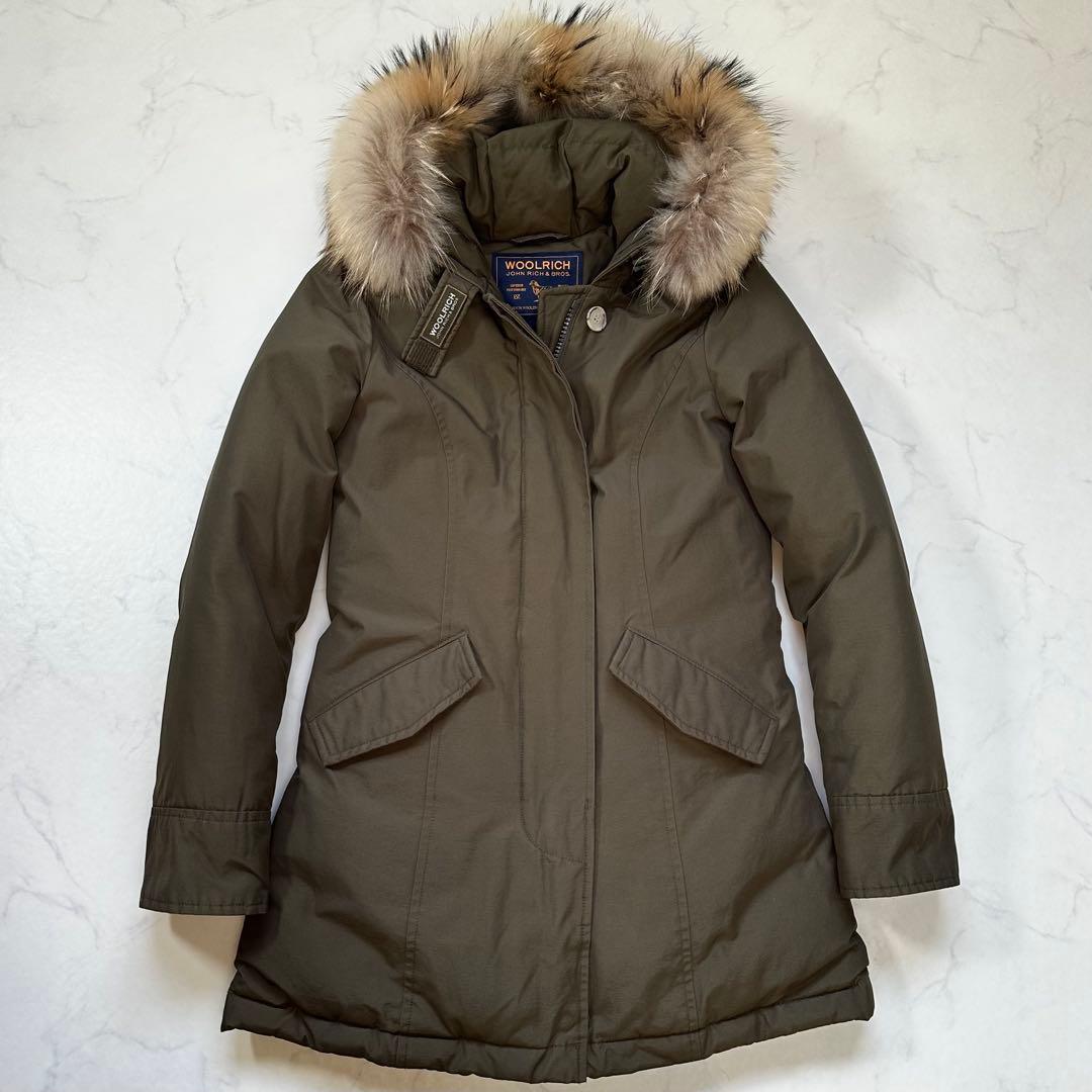 ウールリッチ アークティックパーカー RAMARフィンラクーン 近年 カーキXS