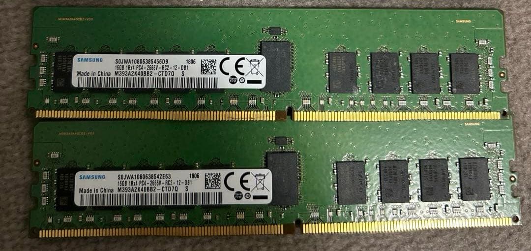 m*o様 DDR4 32GB メモリ 2枚セット