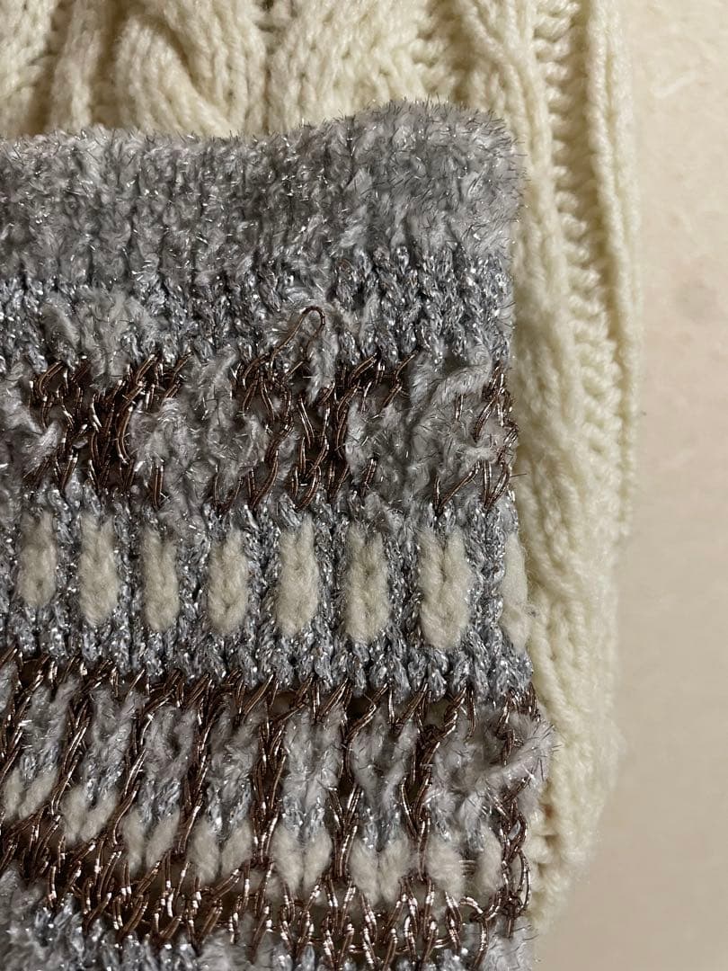 rurumu:♡ Boa sleeve knit cardigan 2021aw