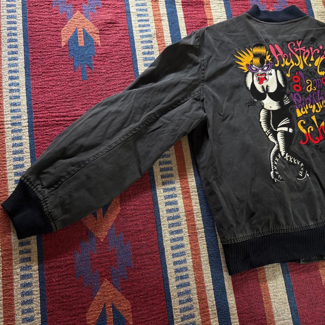 激レア80's HYSTERIC GLAMOURアーカイブ刺繍スナップジャケット