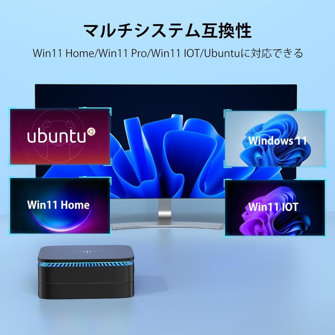 【R1590-117-370】ミニpc n100 mini pc　ミニパソコン
