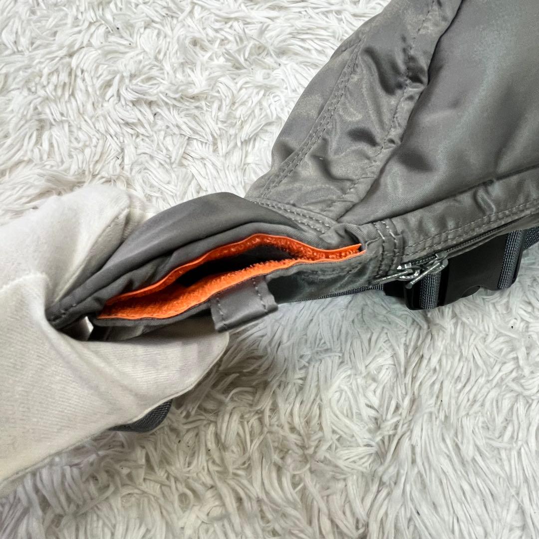 美品✨ポーター タンカー ウエストバッグ ショルダー L シルバーグレー