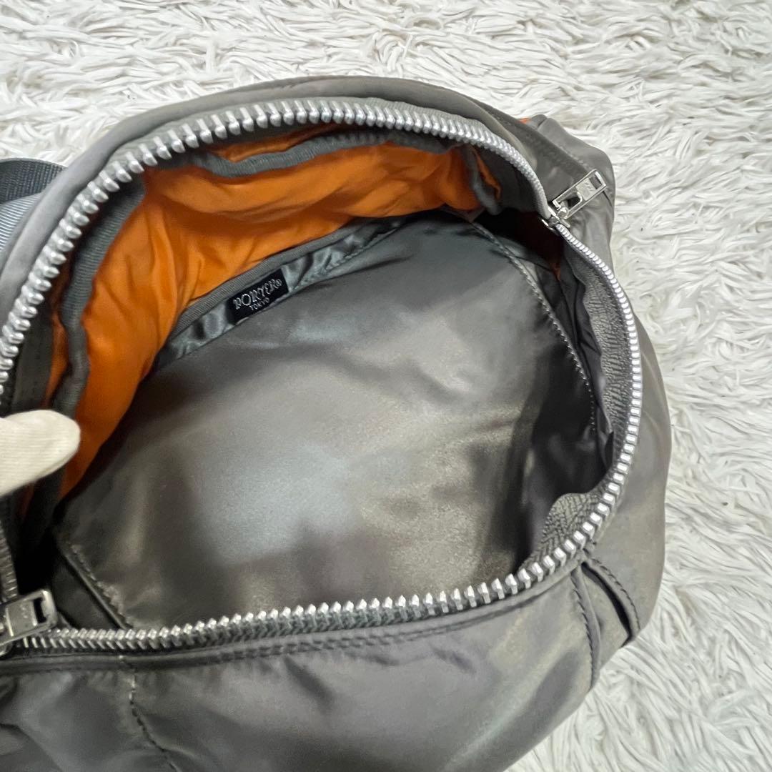 美品✨ポーター タンカー ウエストバッグ ショルダー L シルバーグレー