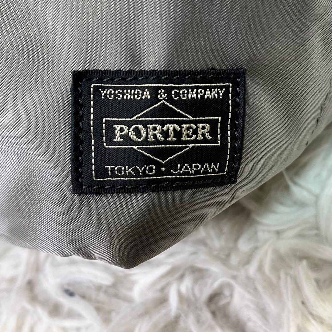 美品✨ポーター タンカー ウエストバッグ ショルダー L シルバーグレー