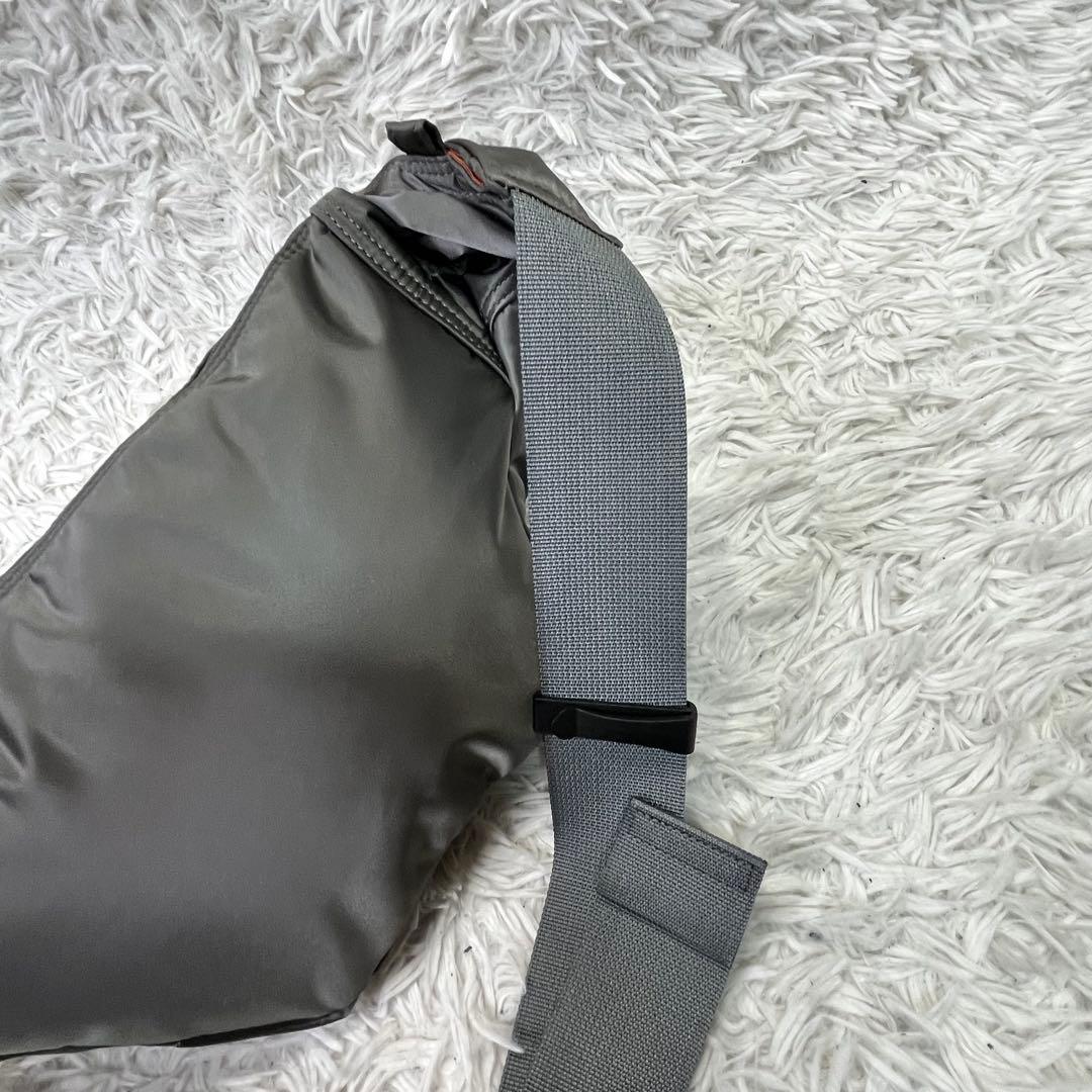 美品✨ポーター タンカー ウエストバッグ ショルダー L シルバーグレー