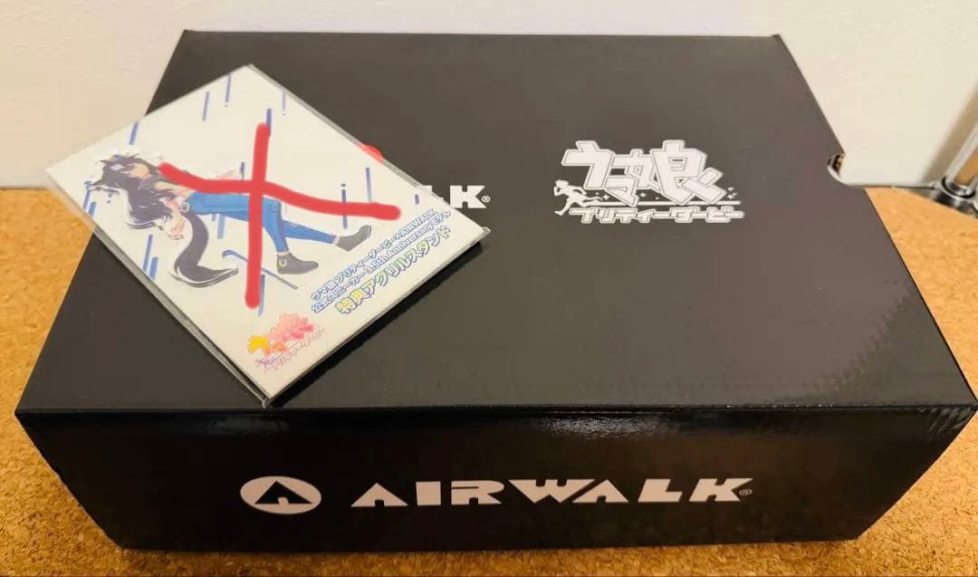 ウマ娘 プリティーダービー×AIRWALK 公式スニーカー ブラック