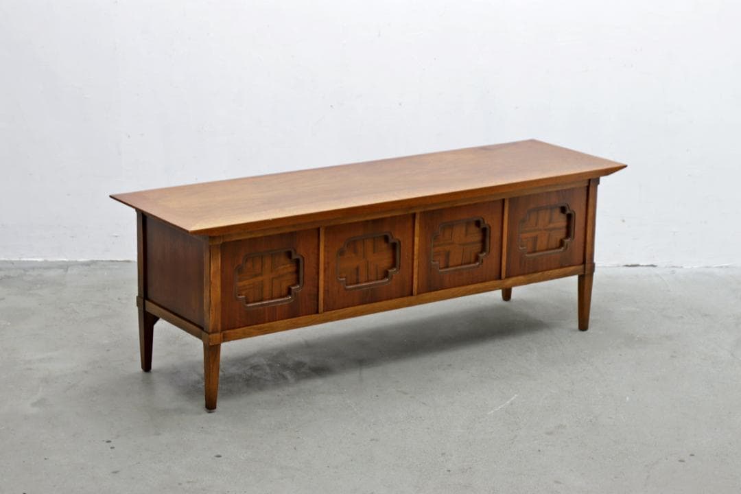 ヴィンテージ ウォールナット サイドボード コンソール ローボード 展示台 収納