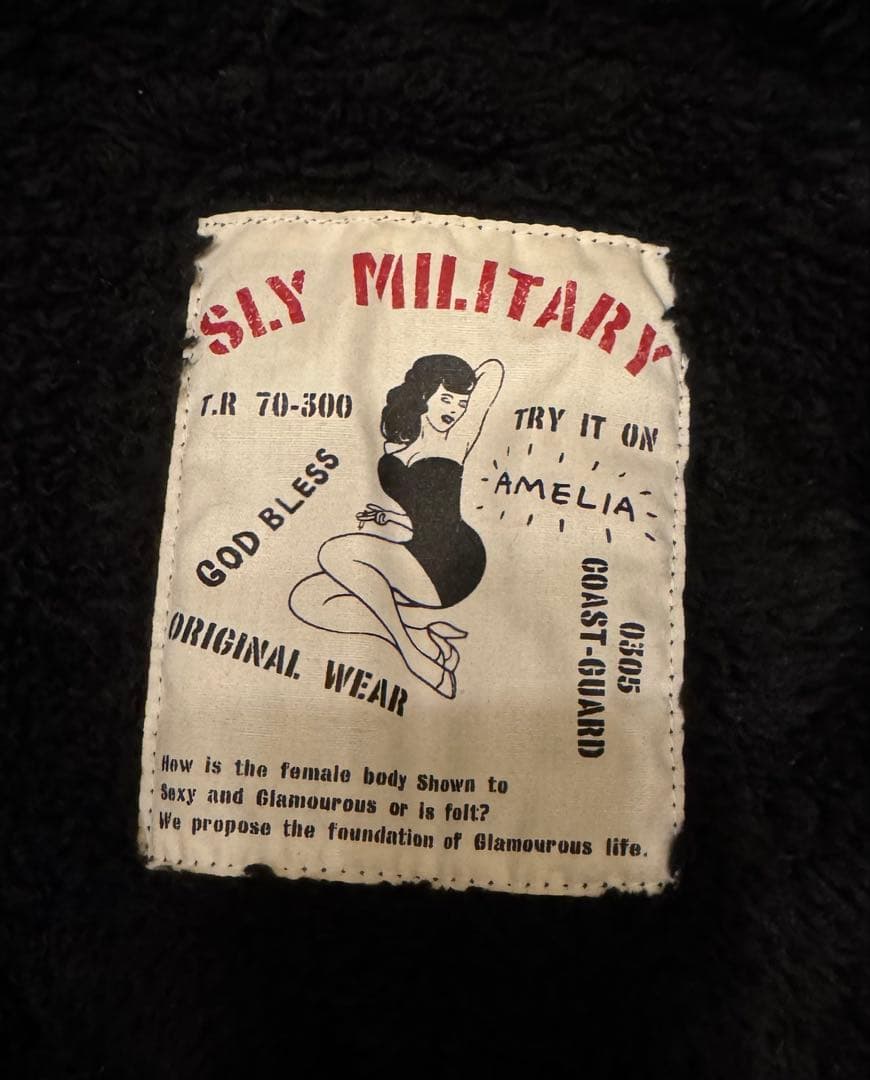 SLY スライ モッズコート y2k N3B 平成ギャル 黒 ブラックＳレア