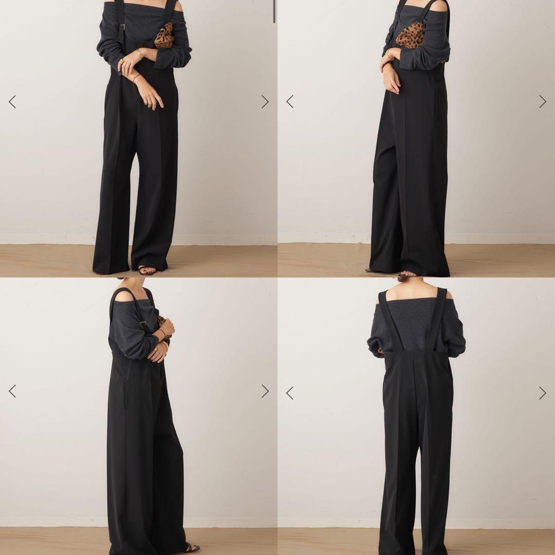 Plage 25AW Off shoulder slit ニット 3 グレー