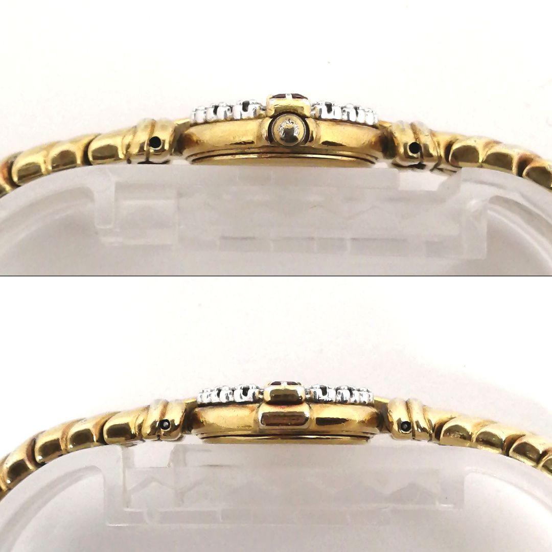 稼働✨ SEIKO　エクセリーヌ　時計　ダイヤ　ルビー　シェル文字盤　最高級