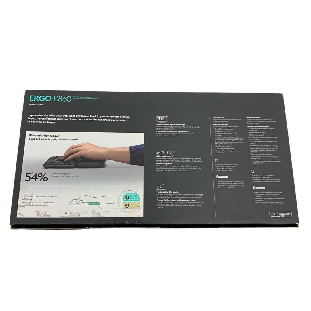 【開封・未使用】ロジクール ERGO K860 エルゴノミック キーボード PC