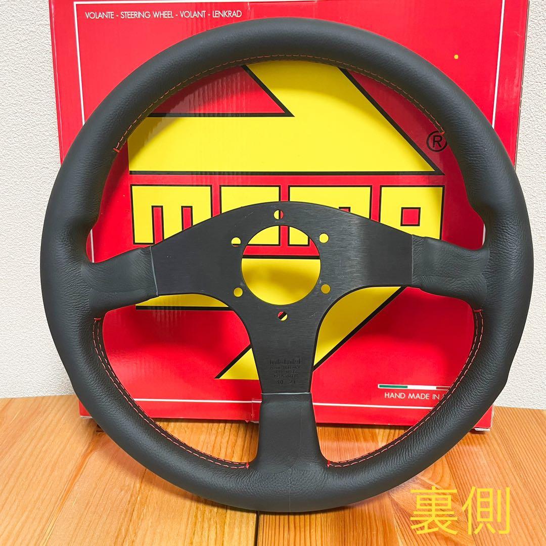 【美品】momo ステアリング ハンドル チューナー ブラック T-14 モモ