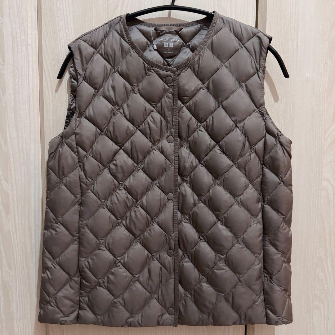 新品　UNIQLOユニクロ　パフテックキルティングベスト　ウォームパディッド　Ｓ