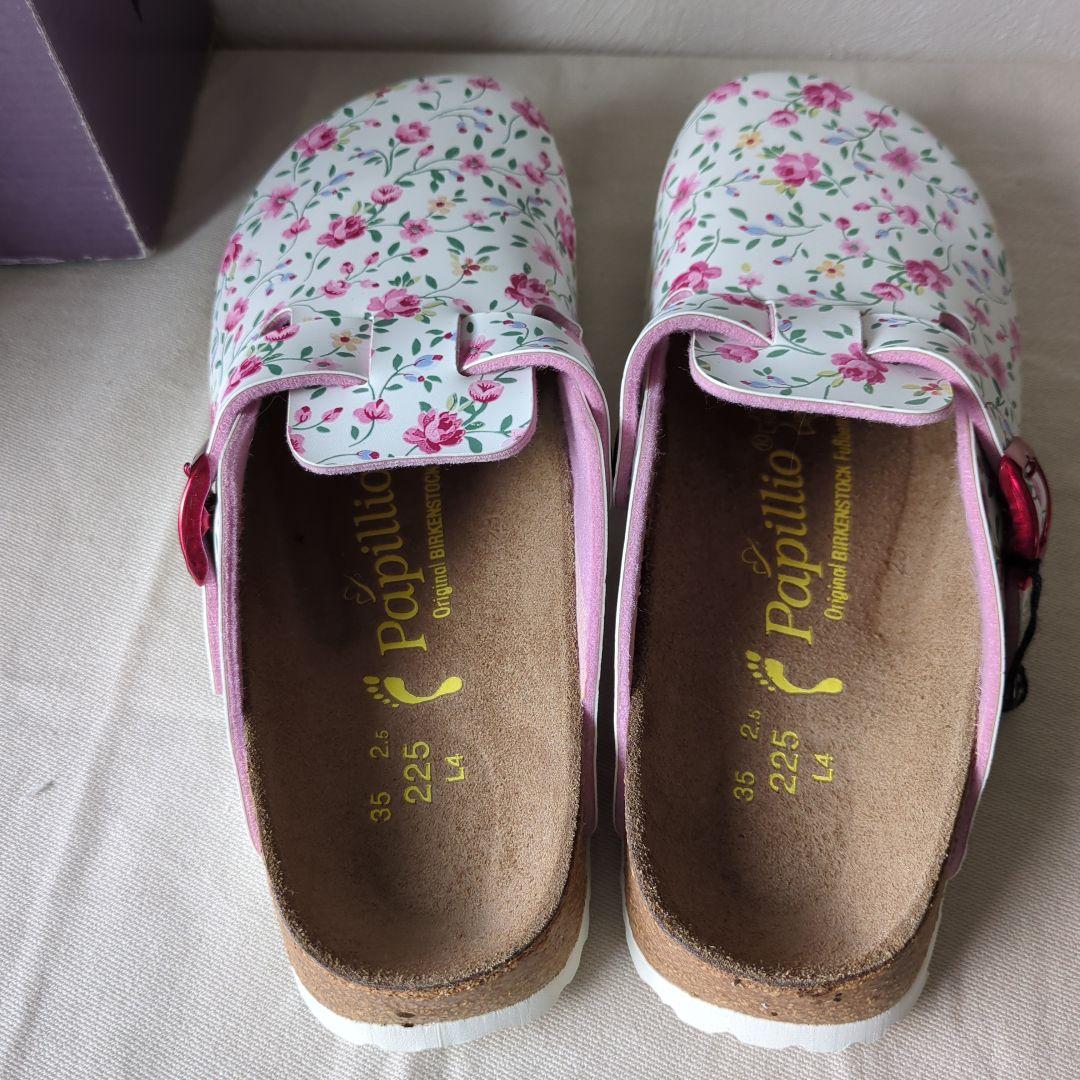 ビルケンシュトック/22.5cm/35/ボストン/パビリオ花柄/新品未使用