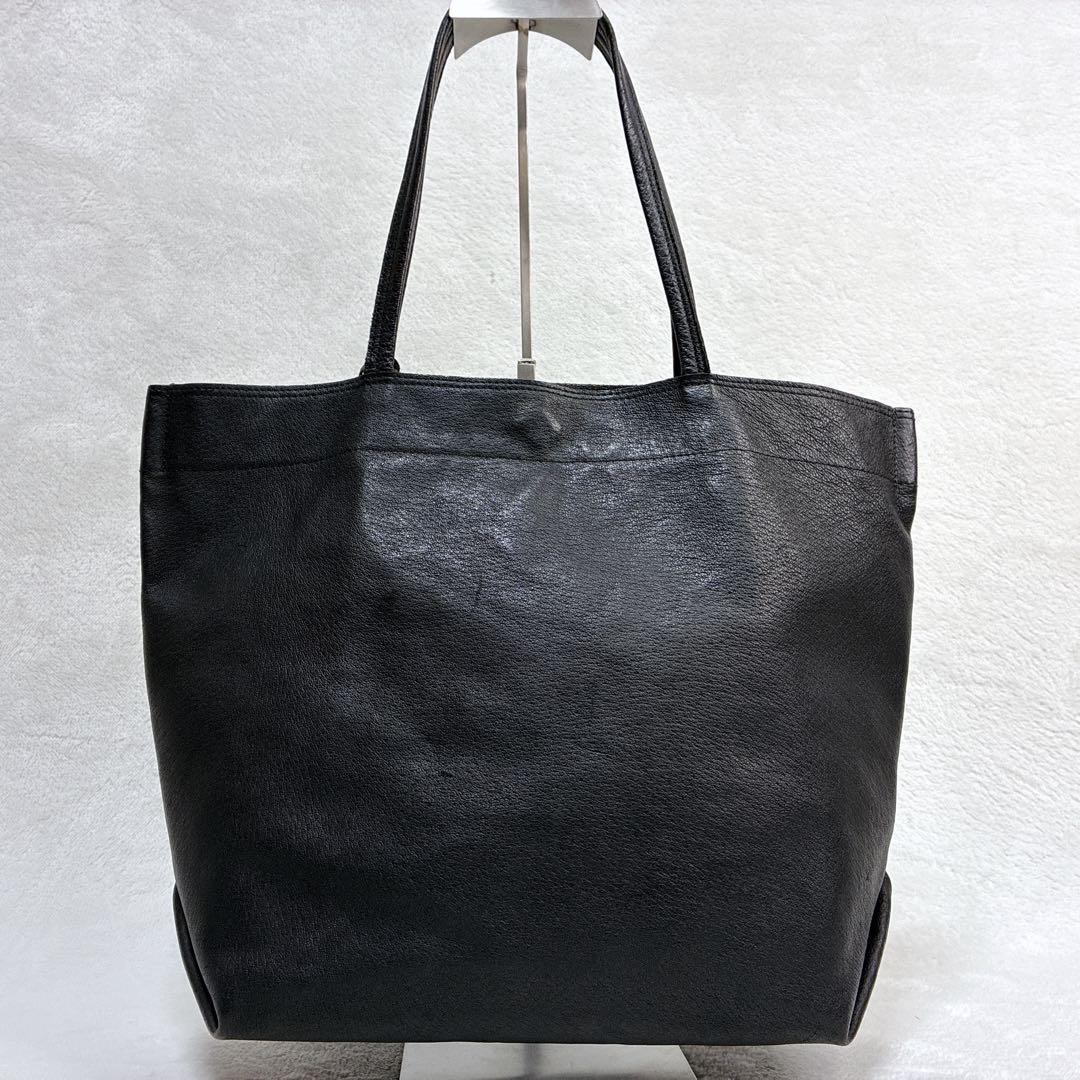 REN レン　FUKURO トートバッグ　豚革　ピッグレザー　ブラック