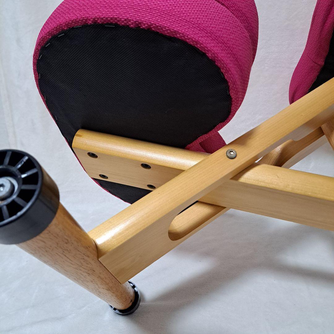 【極美品】宮武製作所 プロポーションチェア バランスチェア 姿勢矯正 ピンク