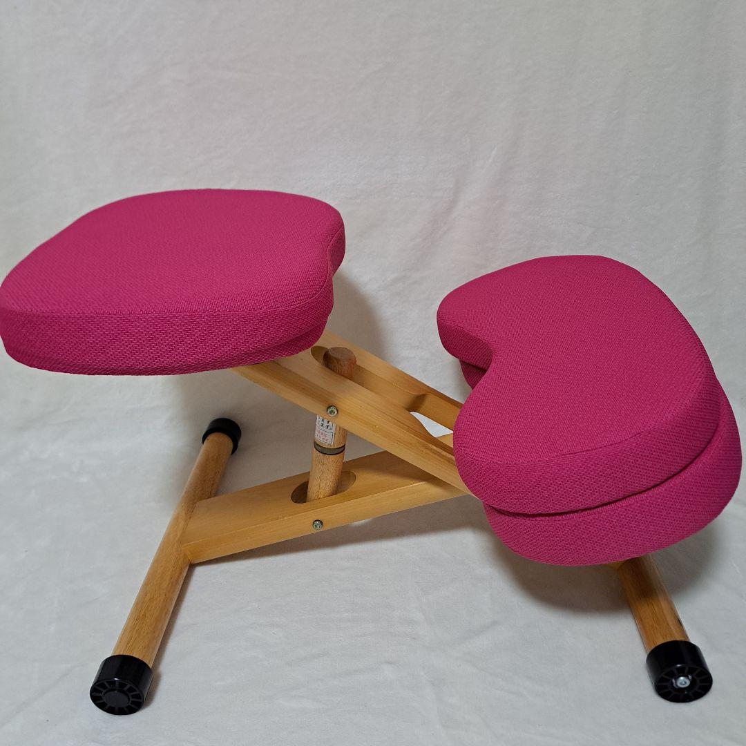 【極美品】宮武製作所 プロポーションチェア バランスチェア 姿勢矯正 ピンク