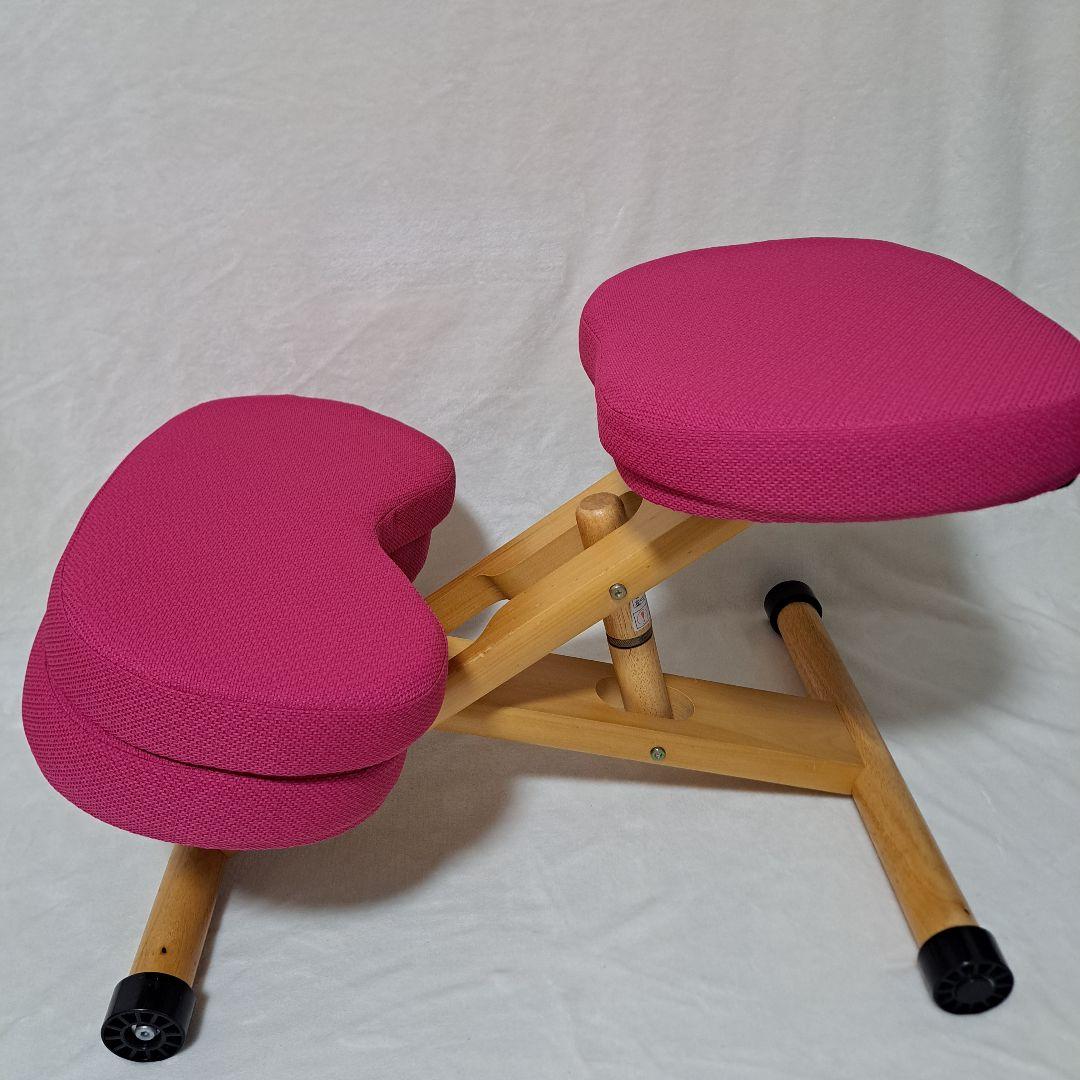 【極美品】宮武製作所 プロポーションチェア バランスチェア 姿勢矯正 ピンク