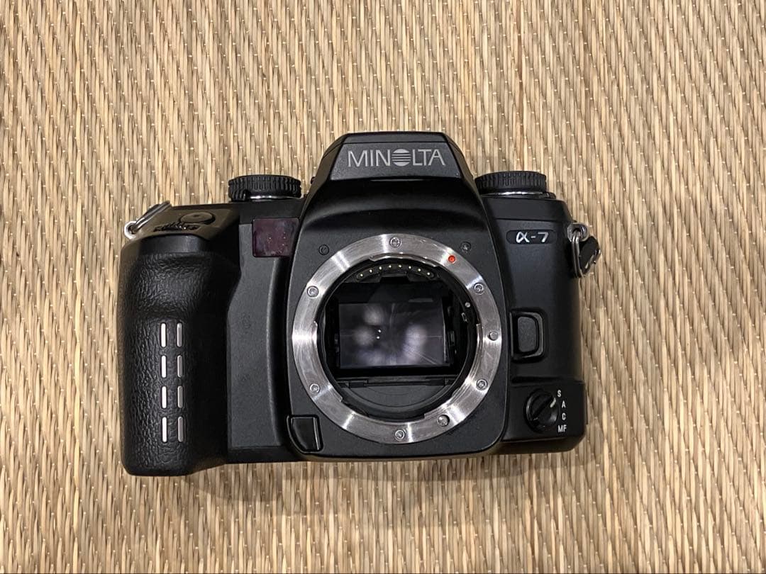 動作良好MINOLTA ミノルタ α-7 ボディ 一眼レフ フィルムカメラ