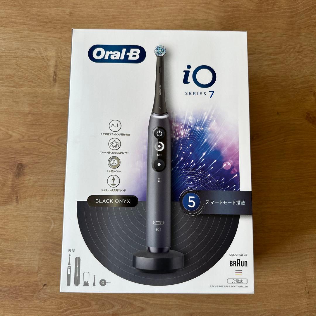ブラウン iOM72J22BDBK-W オーラルB 電動歯ブラシ iO7