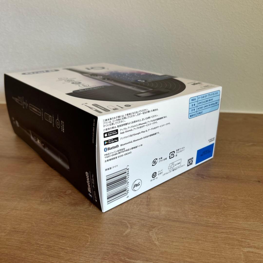 ブラウン iOM72J22BDBK-W オーラルB 電動歯ブラシ iO7