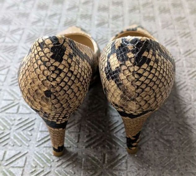 新品未使用 FABIO RUSCONIパイソン柄ヒール