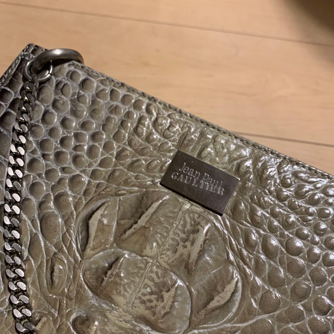 ジャンポールゴルチエ/JPG クロコダイル調ハンドショルダーバッグ