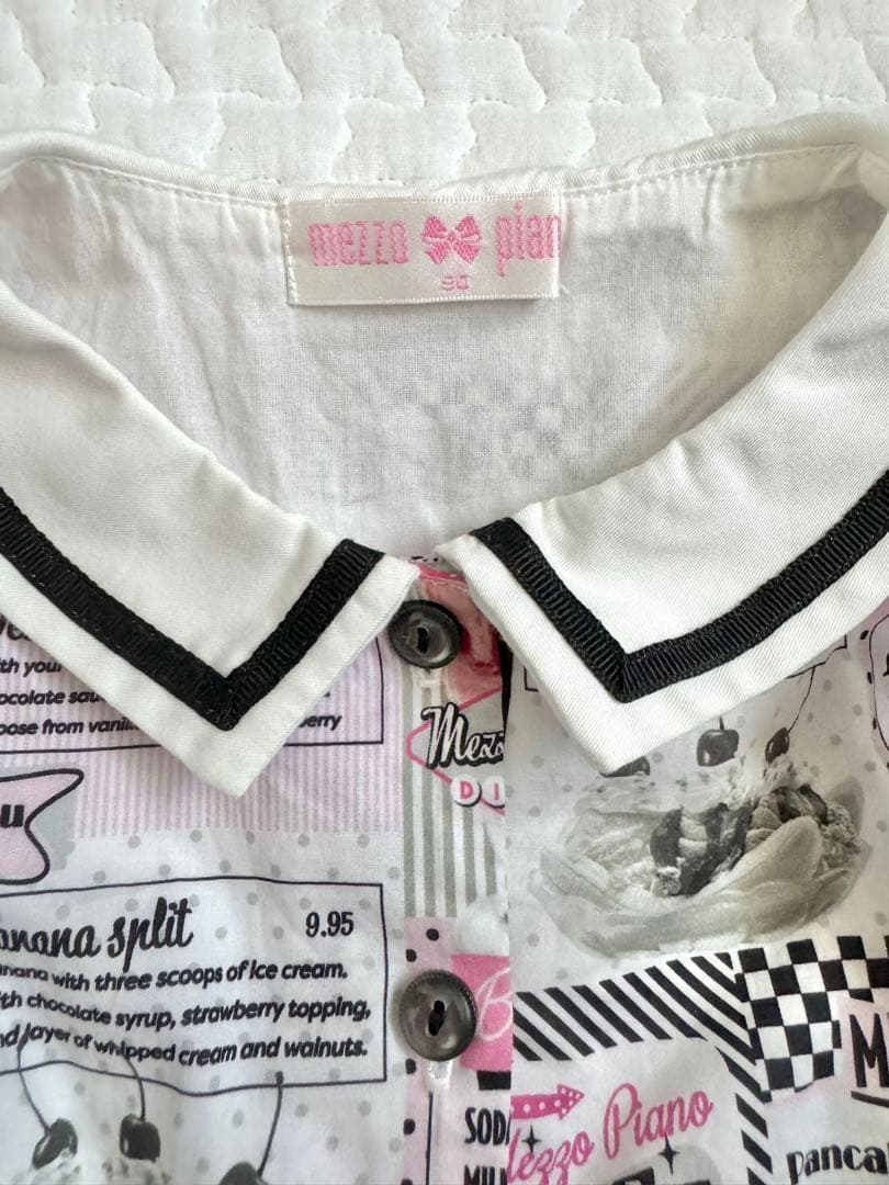 メゾピアノ　mezzo piano ダイナー　ワンピース