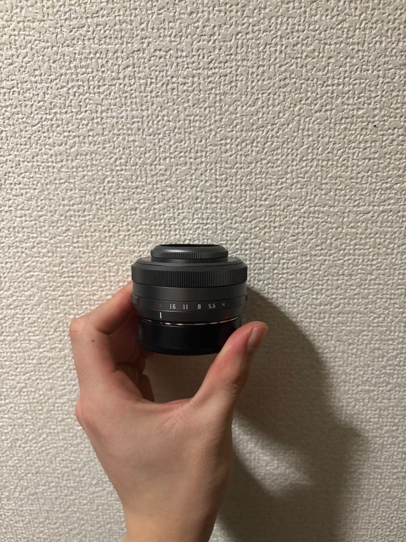 単焦点レンズ シルバー 約40mm F16-22