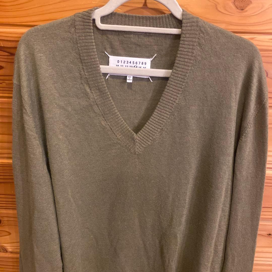 マルタンマルジェラ　Ｖネックニット