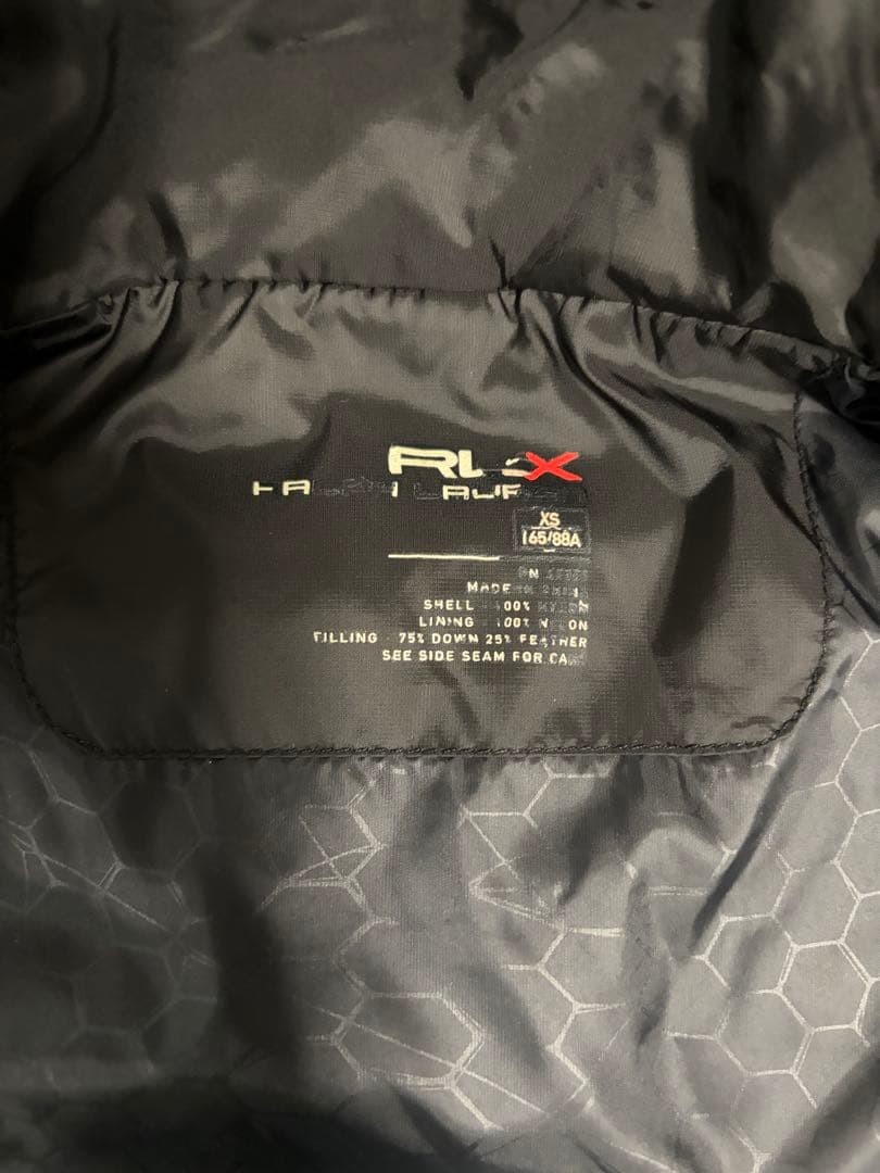 Ralph Lauren RLX ブラック ダウンジャケット