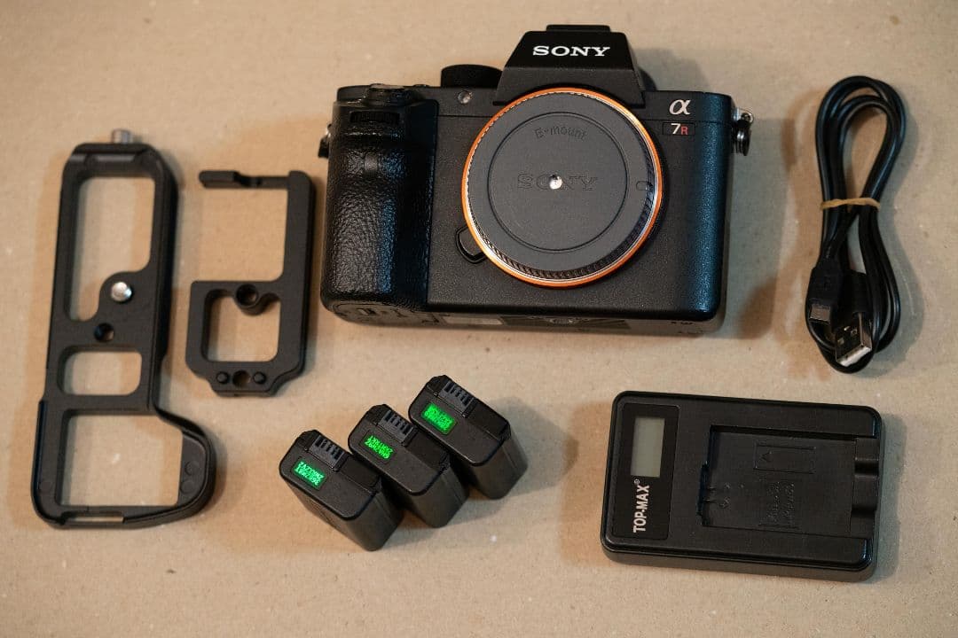 *訳あり*SONY A7RII L字プレート バッテリー3つセット