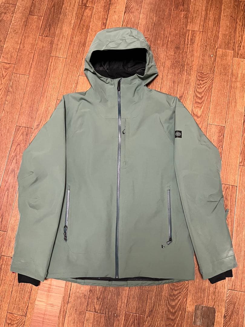 686 シックスエイトシックス スノーボードウェア 23-24 上下 セットL