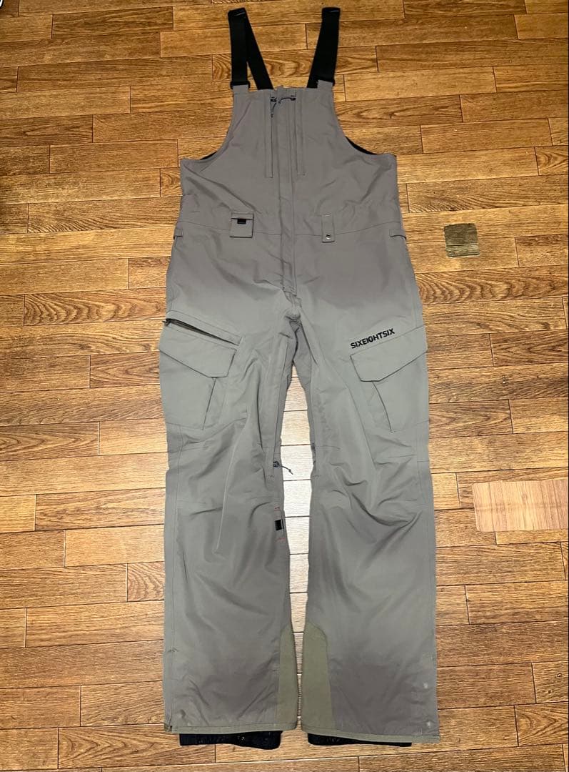 686 シックスエイトシックス スノーボードウェア 23-24 上下 セットL