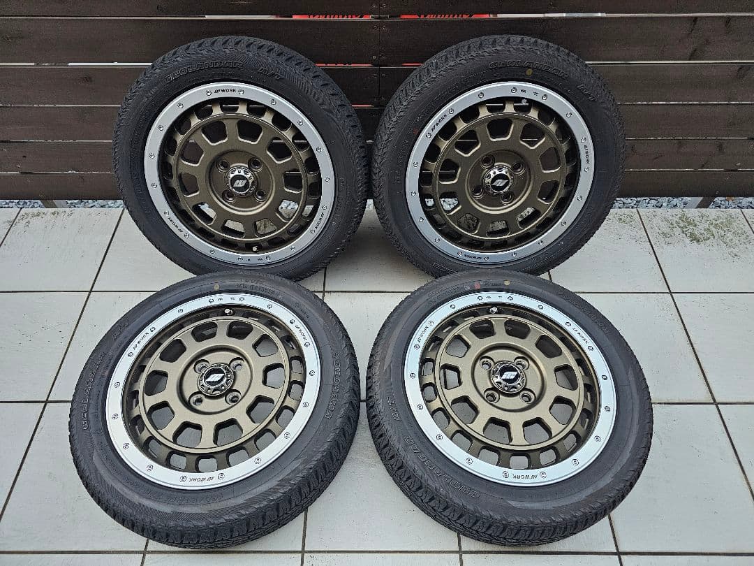ワーク クラッグ ティーグラビック 165/60R15 ジオランダー A/T