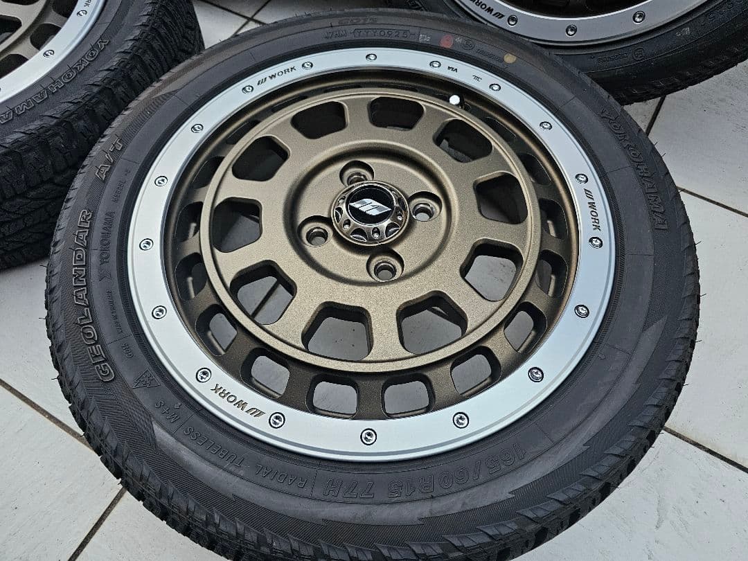 ワーク クラッグ ティーグラビック 165/60R15 ジオランダー A/T