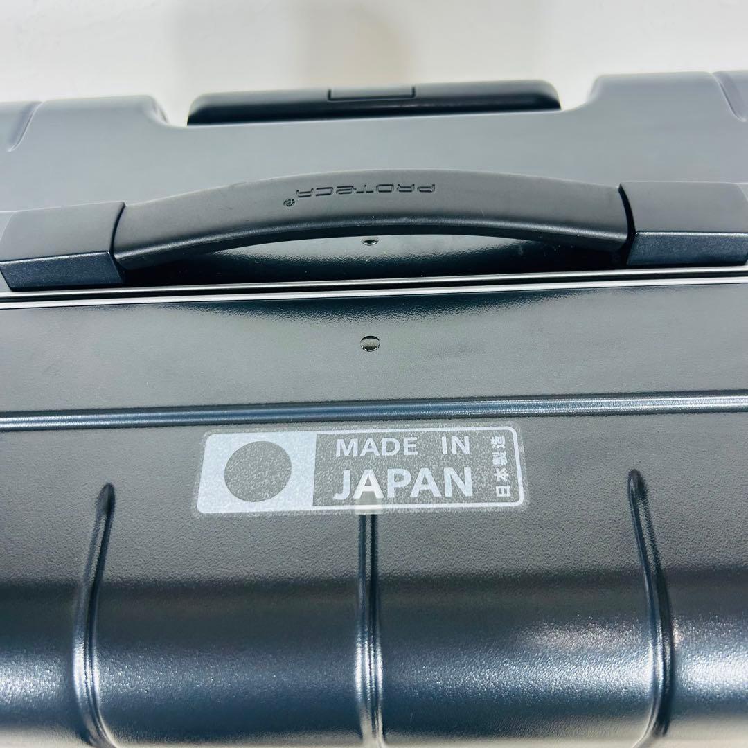 美品✨エース　プロテカ　スーツケース チェッカーフレーム 54L ガンメタリック