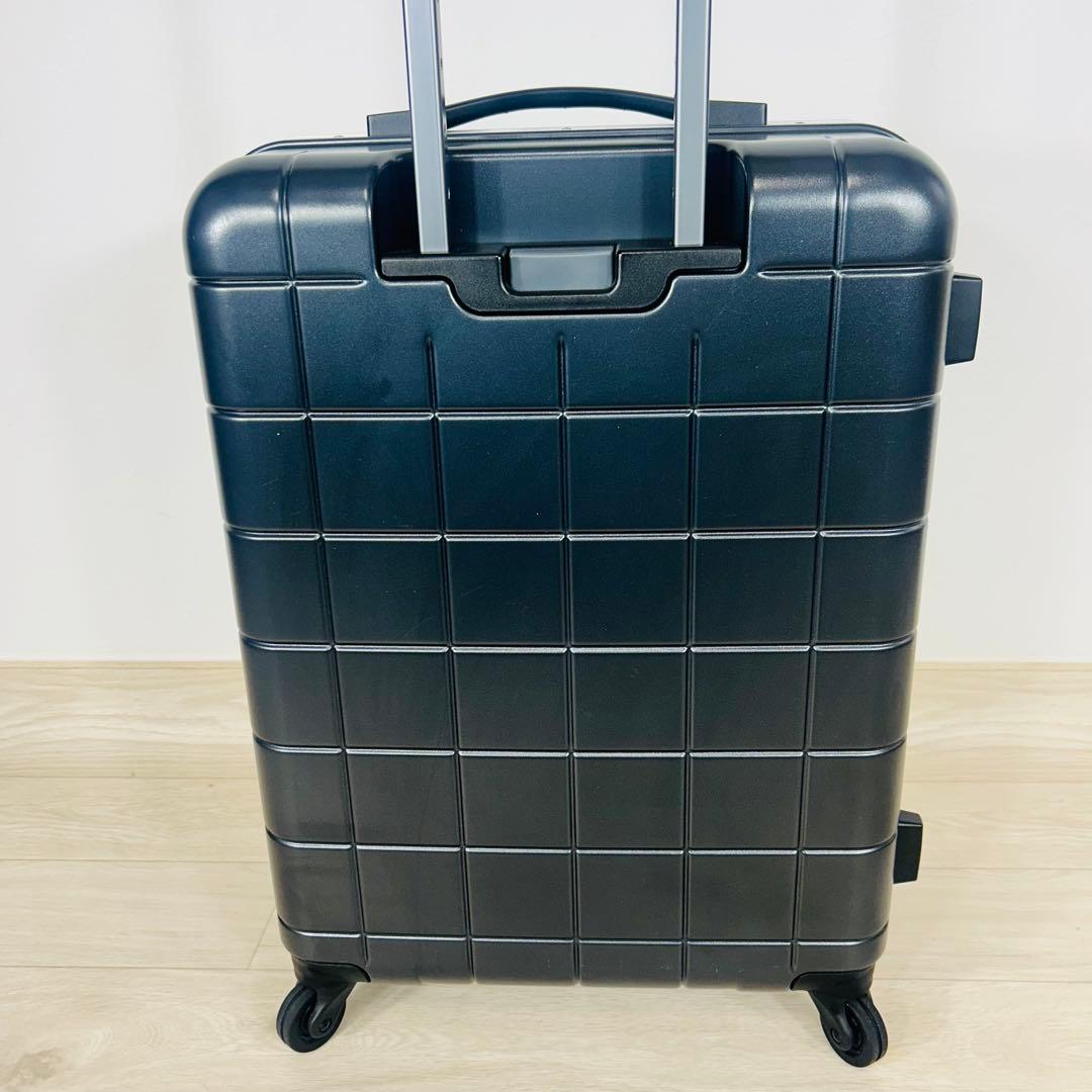 美品✨エース　プロテカ　スーツケース チェッカーフレーム 54L ガンメタリック