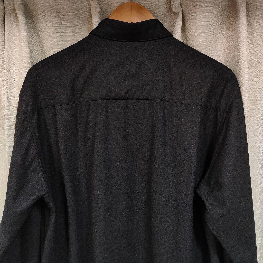 オーラリー ウールフリングフランネルクロスシャツ 4