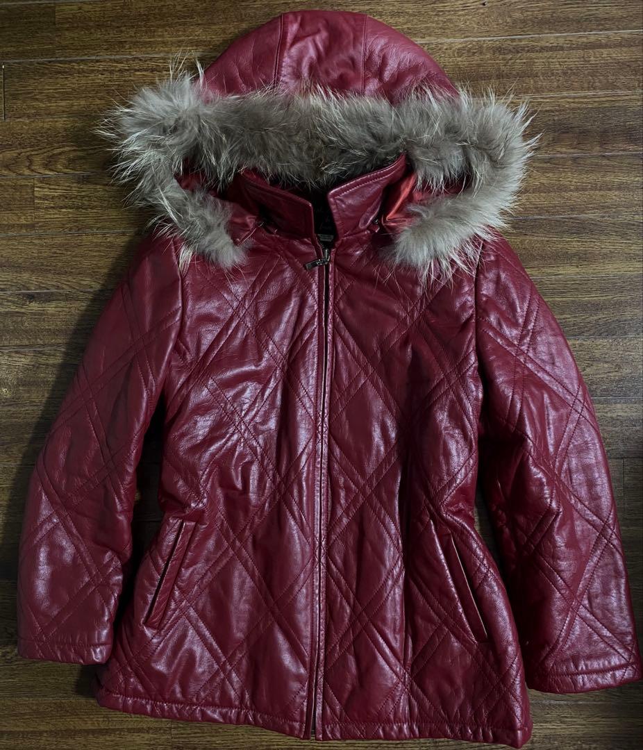 平成ギャルお兄系ファーレザージャケットY2Kフェアリーグランジarchive