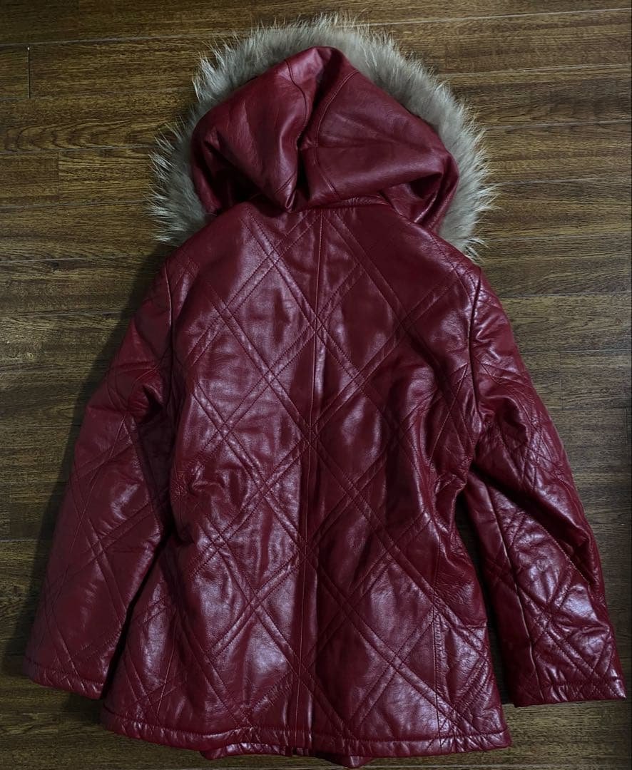 平成ギャルお兄系ファーレザージャケットY2Kフェアリーグランジarchive