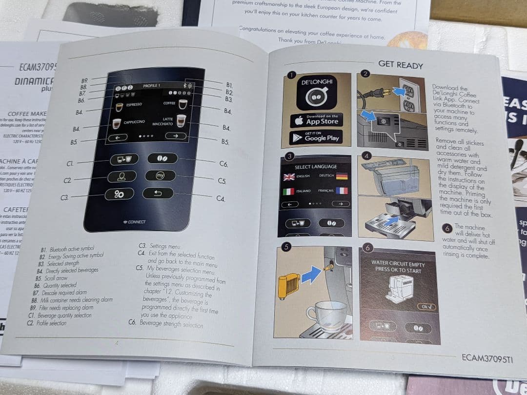 De'longhi Dinamica plus　ECAM35055B＋機能