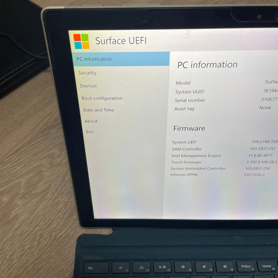 Windowsノート本体 Microsoft surface pro4 128GB