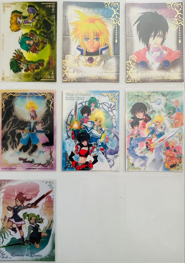 テイルズオブシリーズ/BOX特典カードセット/非売品