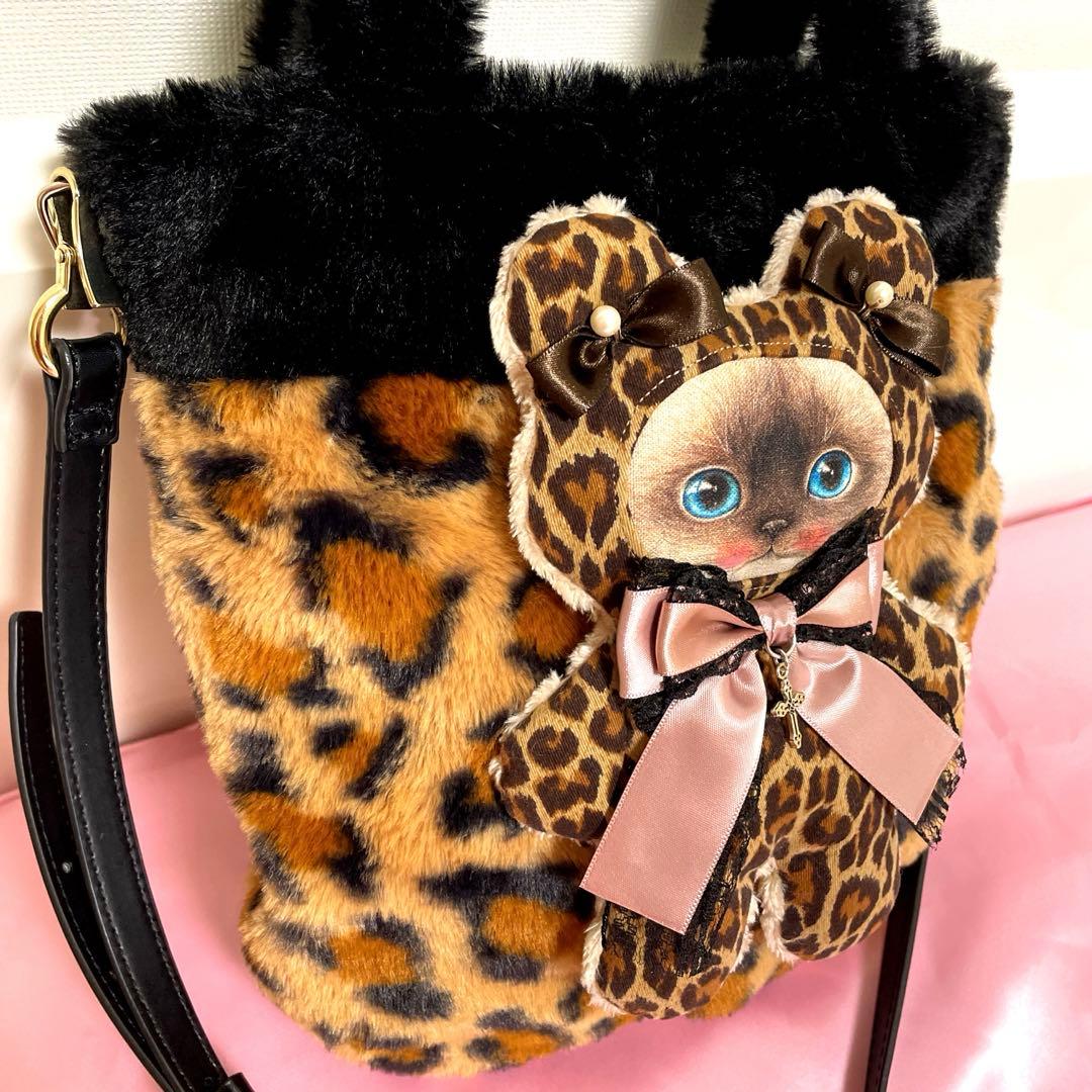 マ*ゲ様 コヤンイサムチョン・ヒョウ柄・ショルダーバック